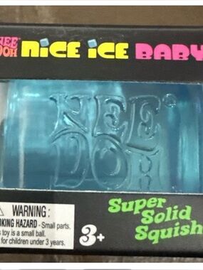Needoh Nice Ice Baby Blue NEW IN BOX
